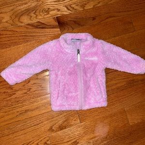 Columbia Pink Fleece Zip Up Jacket 6-12 months